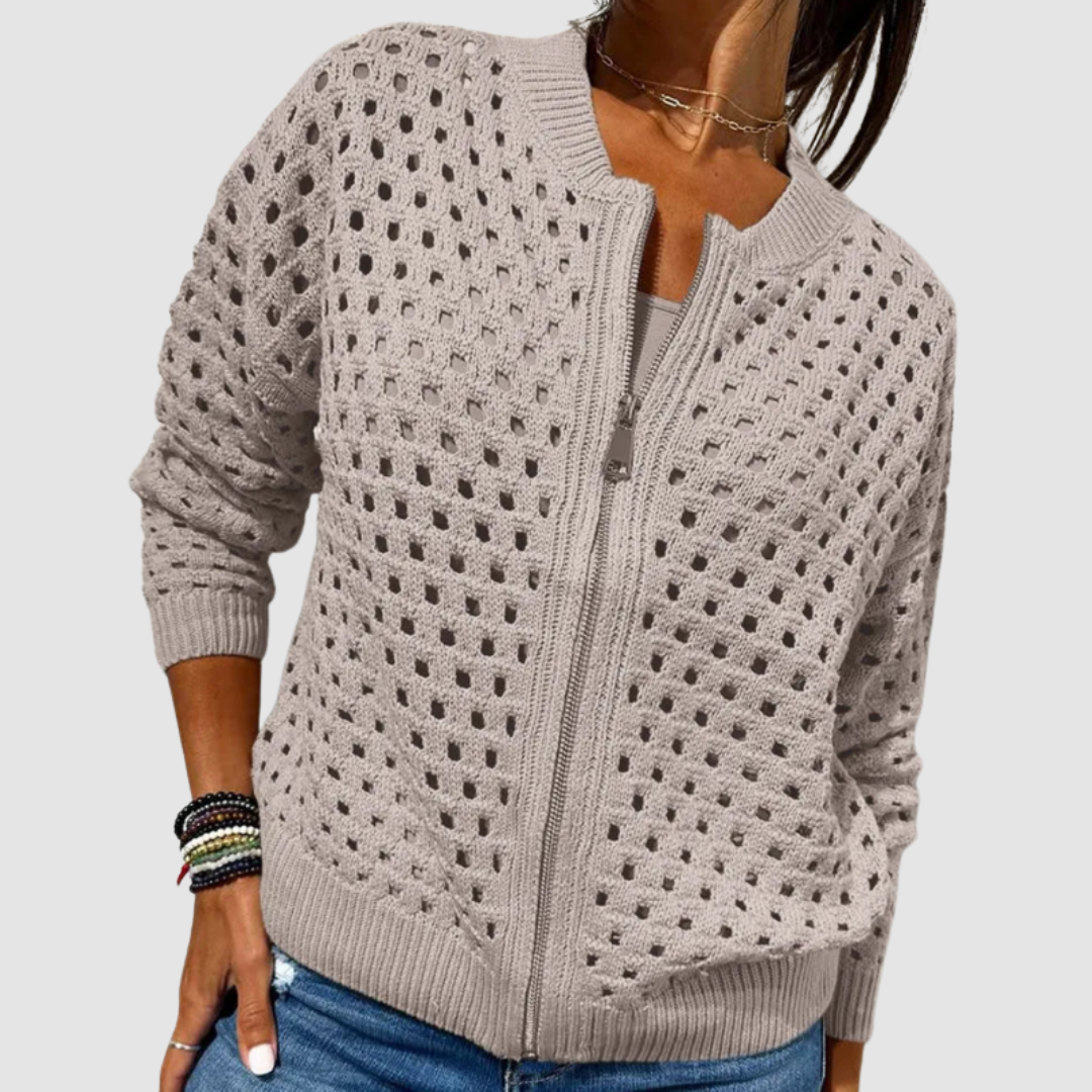 Elodie | Elegant Zip-Front Jacket
