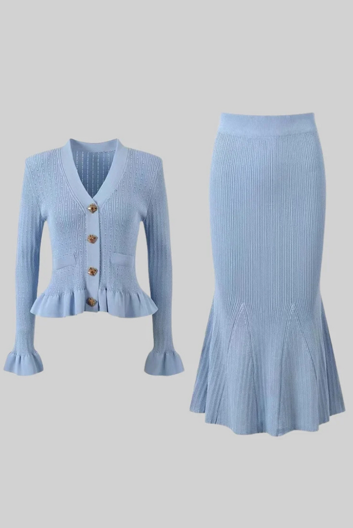 Viola Set | Elegant Blue Design | Perfect for Any Occasion | Comfortable Fabric