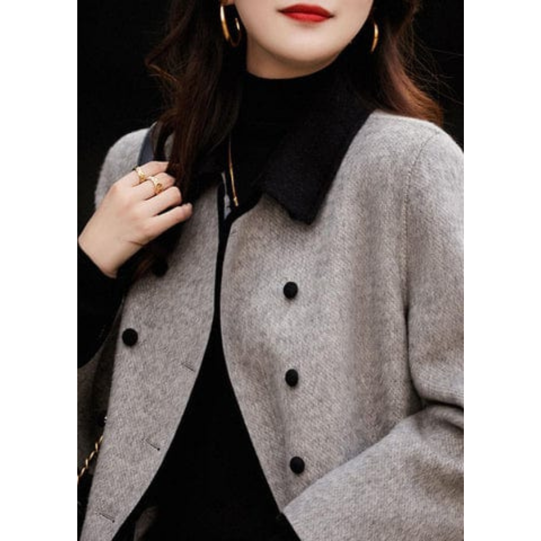 Stylish double-breasted trench coat for women | Modern