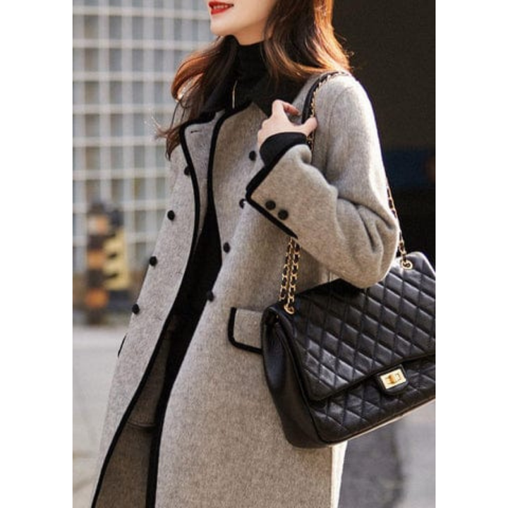 Stylish double-breasted trench coat for women | Modern