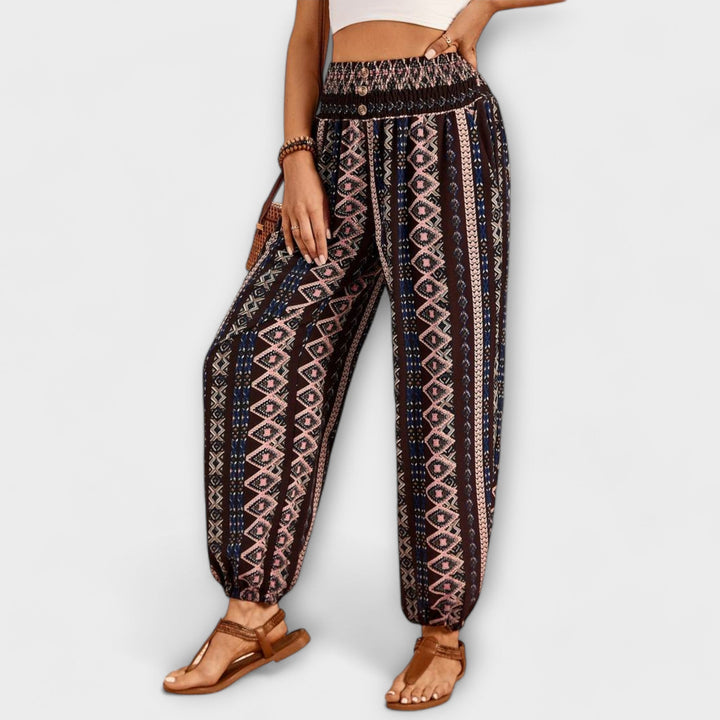 Ethnic Print Pants | Unique Pattern Design | Comfortable Fit | Lightweight Cotton Fabric