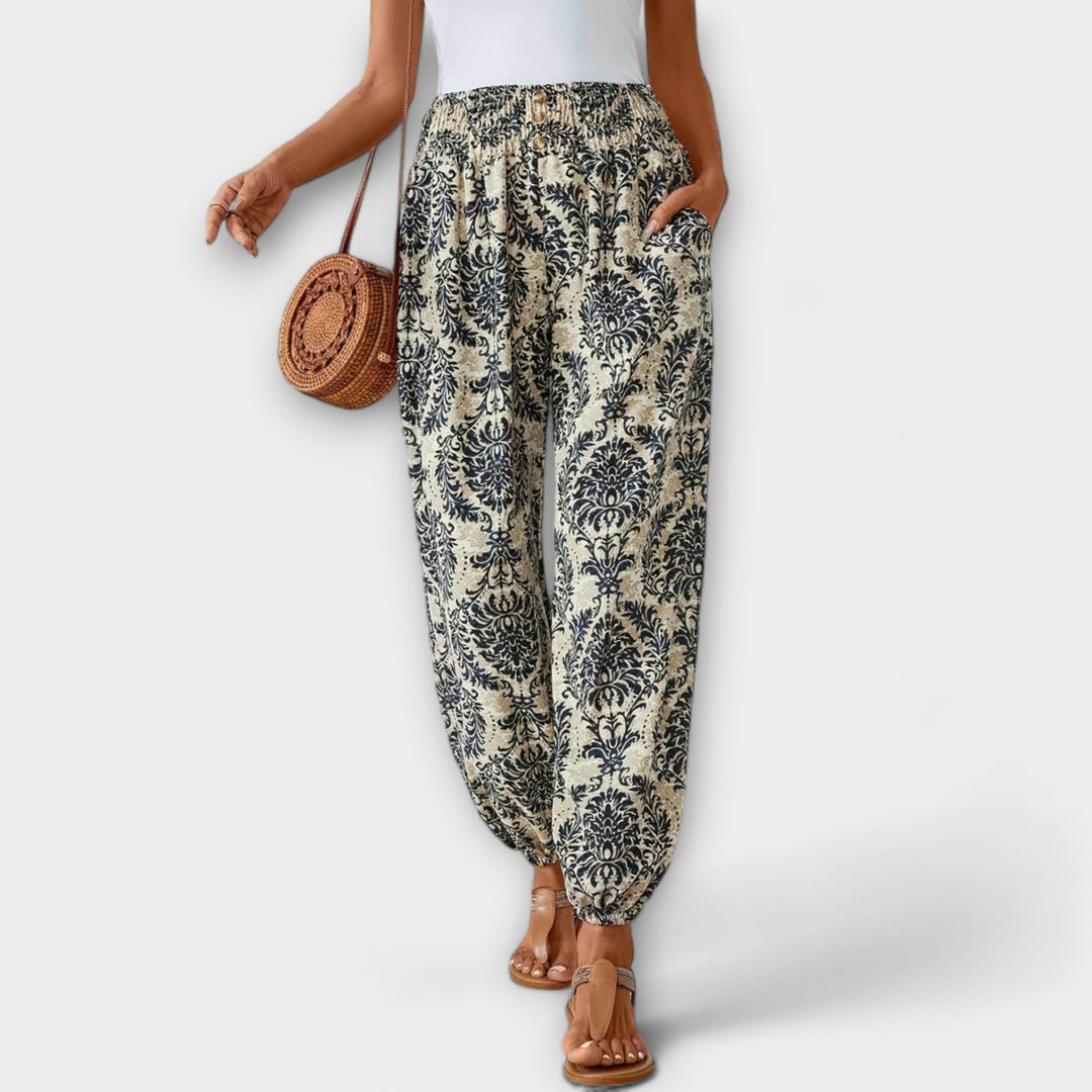 Ethnic Print Pants | Unique Pattern Design | Comfortable Fit | Lightweight Cotton Fabric