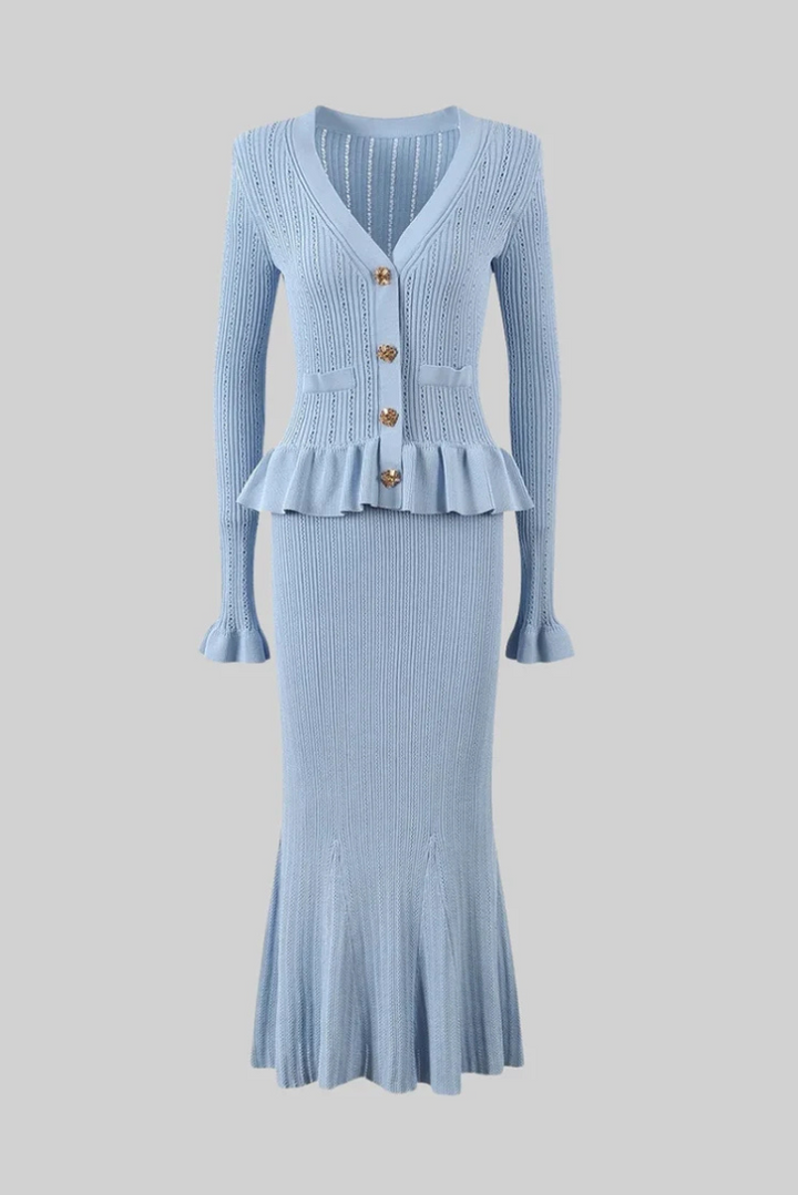 Viola Set | Elegant Blue Design | Perfect for Any Occasion | Comfortable Fabric