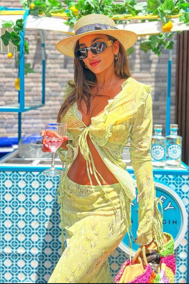 Lime Sharlene Set | Vibrant Color | Perfect for Summer Outings | Comfortable and Versatile Outfit