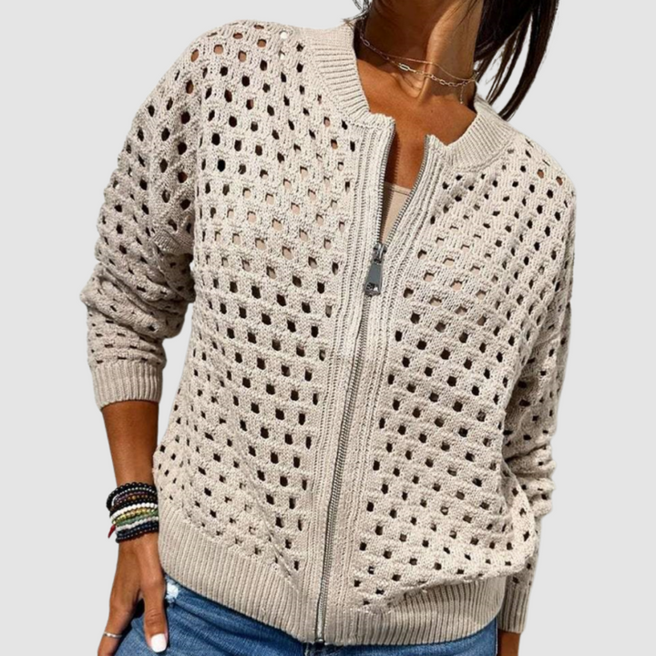 Elodie | Elegant Zip-Front Jacket