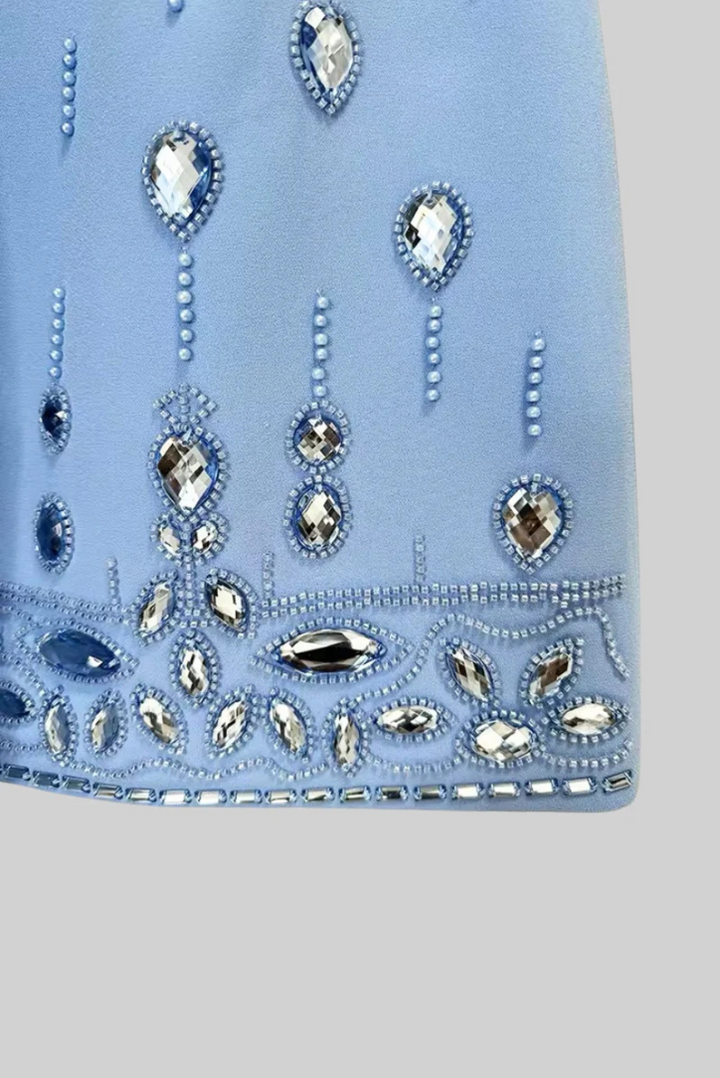 Mini Dress Set | Vibrant Blue Color | Perfect for Casual Outings | Lightweight and Comfortable Fabric
