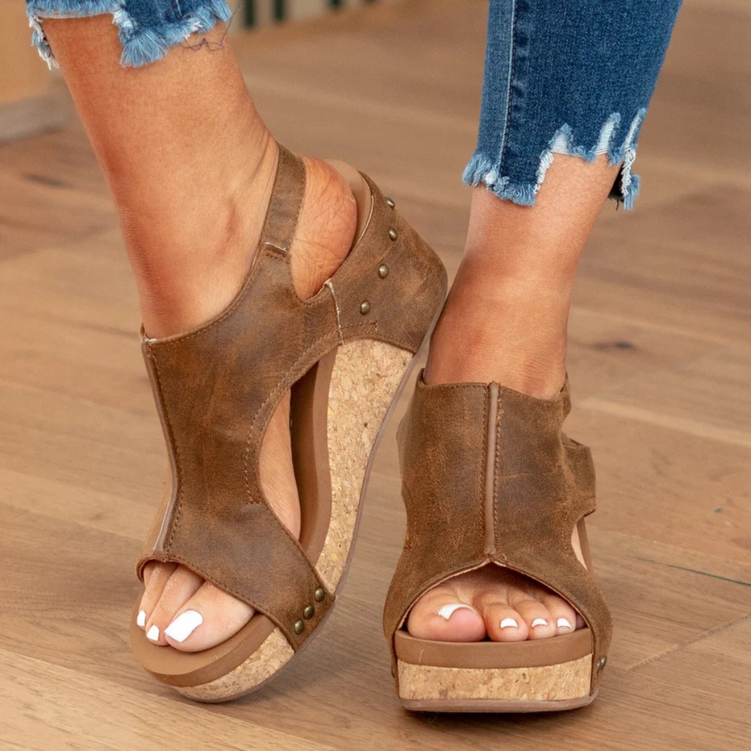 Wedge Sandals | Soft Suede Material | Comfortable All-Day Wear | Perfect for Summer Outfits