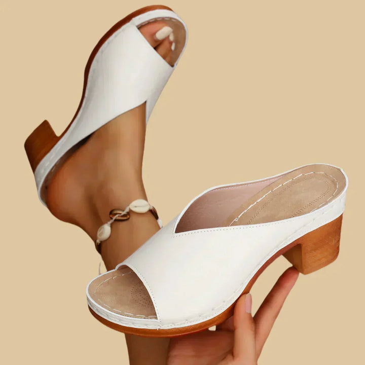 Orthopedic Sandals | Comfortable Thick Heels | Supportive Design for All-Day Wear | Casual Footwear