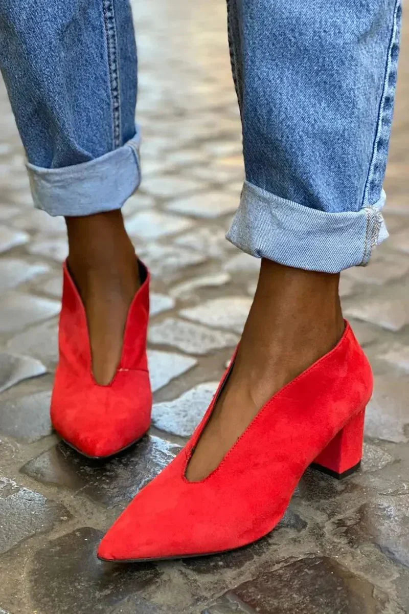 Block Heel Pumps | Elegant Design | Comfortable Fit for All-Day Wear | Classic Style