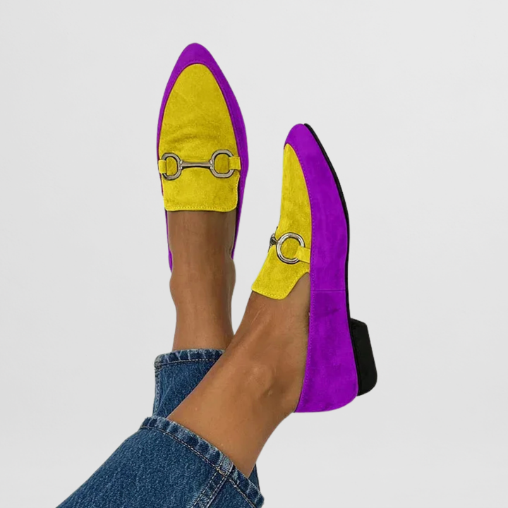 Moccasins | Colorful Design | Comfortable Everyday Wear | Soft Suede Material