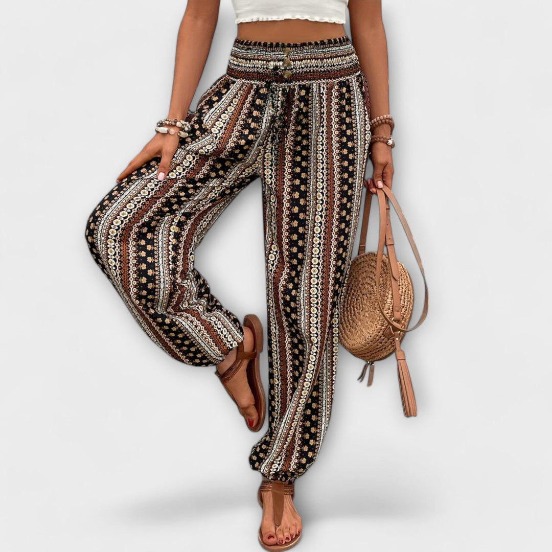 Ethnic Print Pants | Unique Pattern Design | Comfortable Fit | Lightweight Cotton Fabric