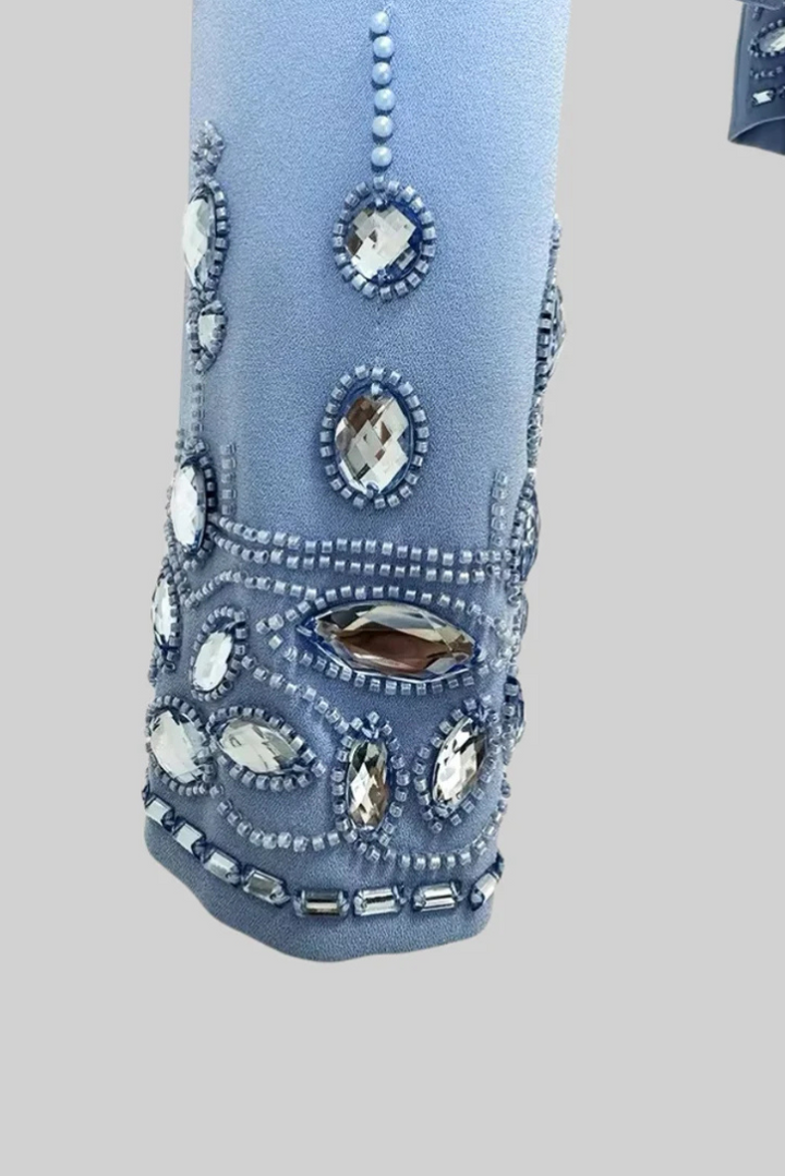 Mini Dress Set | Vibrant Blue Color | Perfect for Casual Outings | Lightweight and Comfortable Fabric