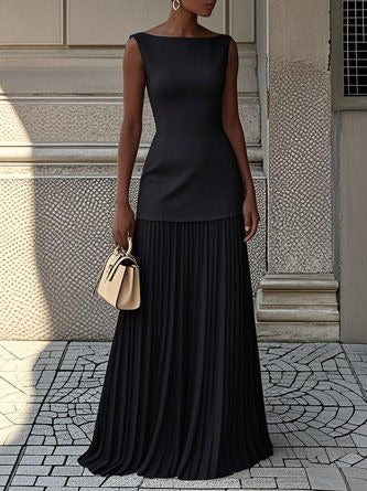 Maxi Dress | Sleeveless Design | Flattering Fit for All Occasions | Lightweight Fabric