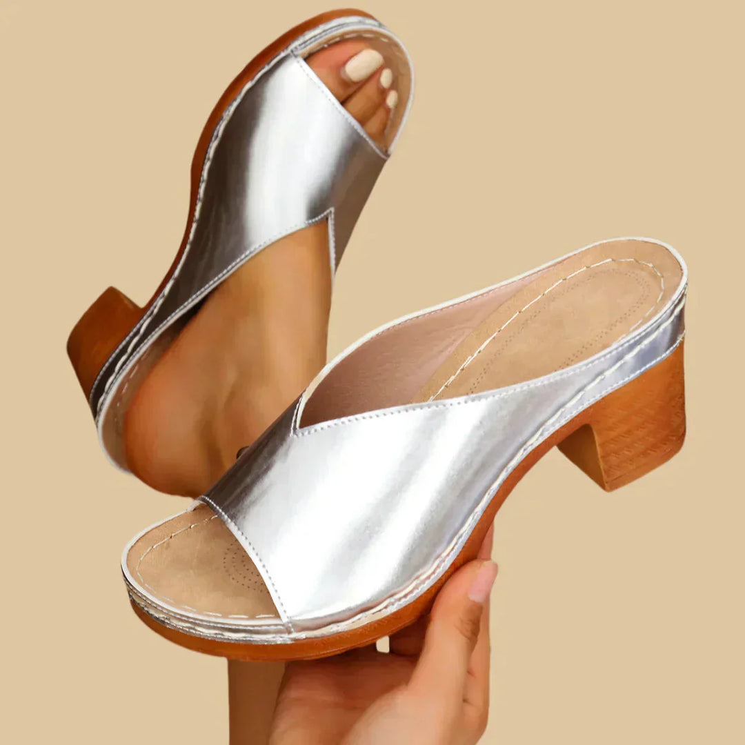 Orthopedic Sandals | Comfortable Thick Heels | Supportive Design for All-Day Wear | Casual Footwear