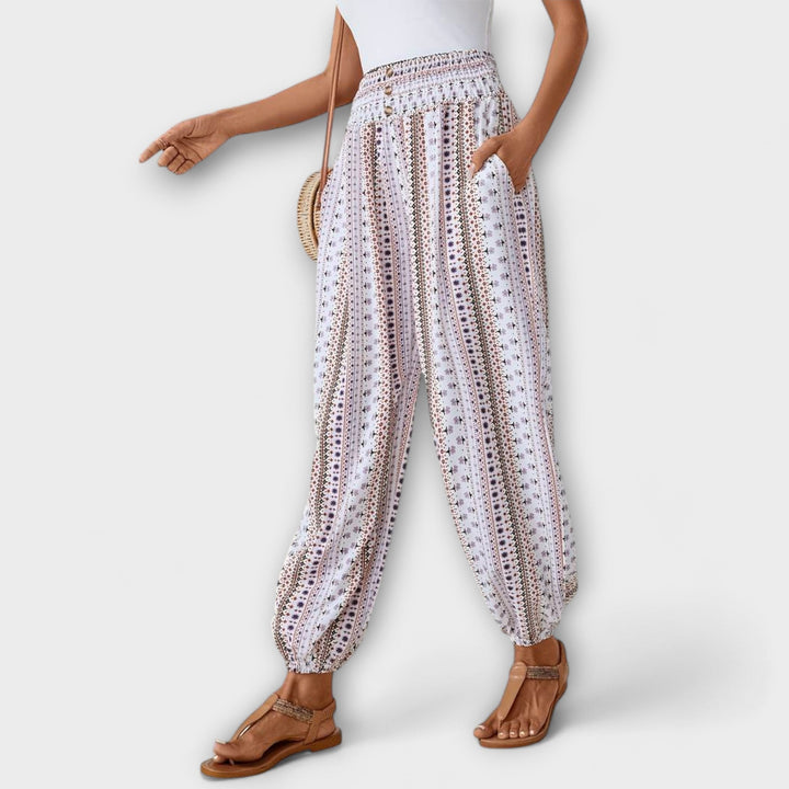 Ethnic Print Pants | Unique Pattern Design | Comfortable Fit | Lightweight Cotton Fabric