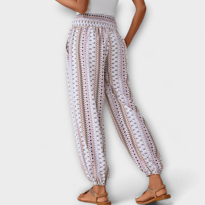Ethnic Print Pants | Unique Pattern Design | Comfortable Fit | Lightweight Cotton Fabric