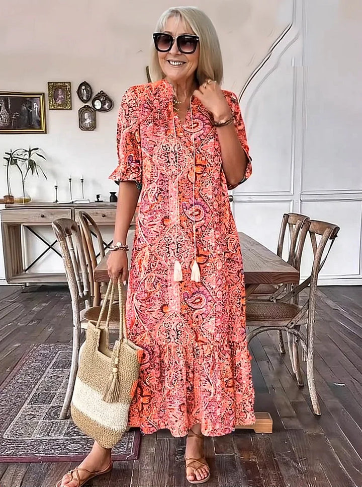 Maxi Dress | Flattering Silhouette | Perfect for Any Occasion | Lightweight Fabric