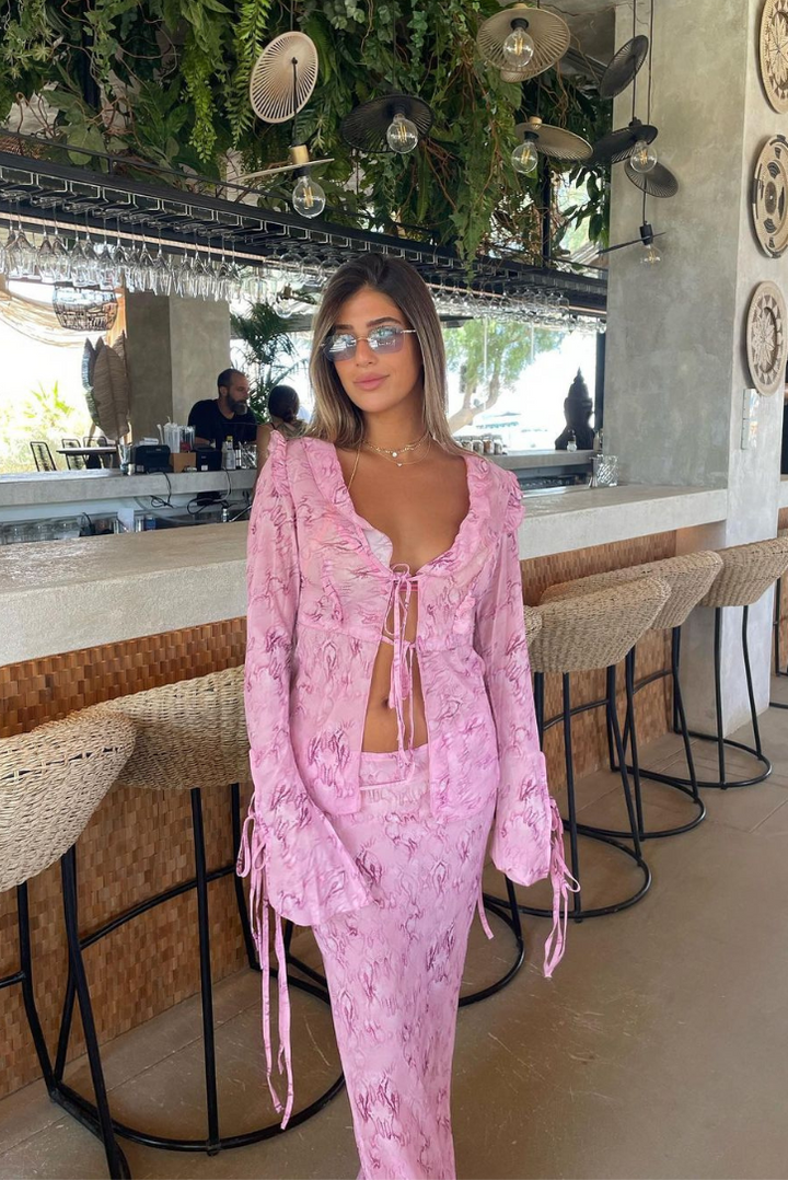 Pink Sharlene Set | Elegant Design | Perfect for Special Occasions | Comfortable Fabric