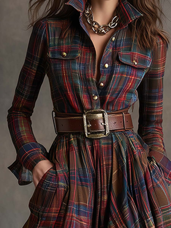 Button-Up Shirt Dress | Classic Design | Effortless Style for Any Occasion | Comfortable Cotton Blend