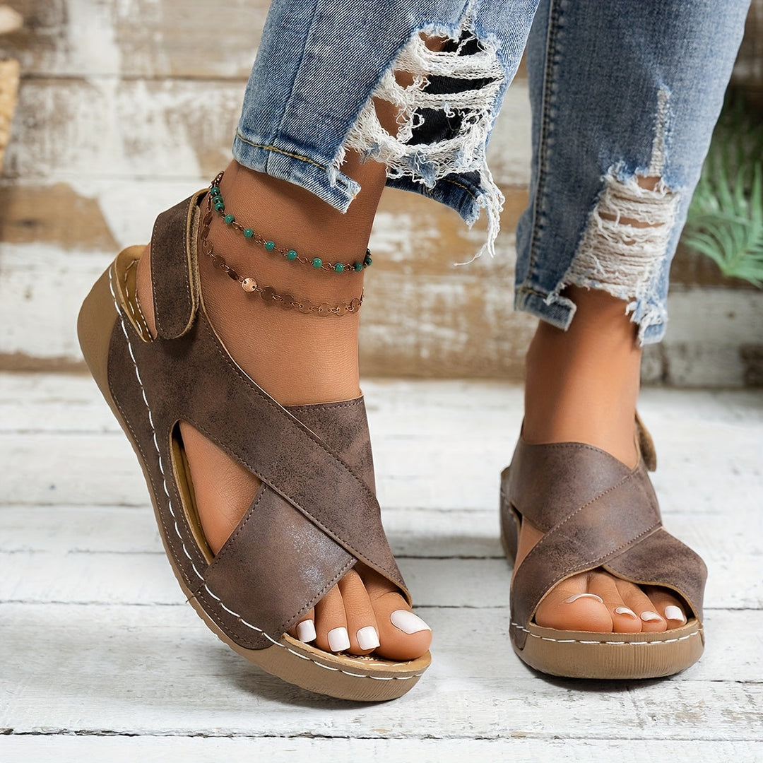 Wedge Platform Sandals | Comfortable Design | Perfect for Summer Outings | Durable and Stylish