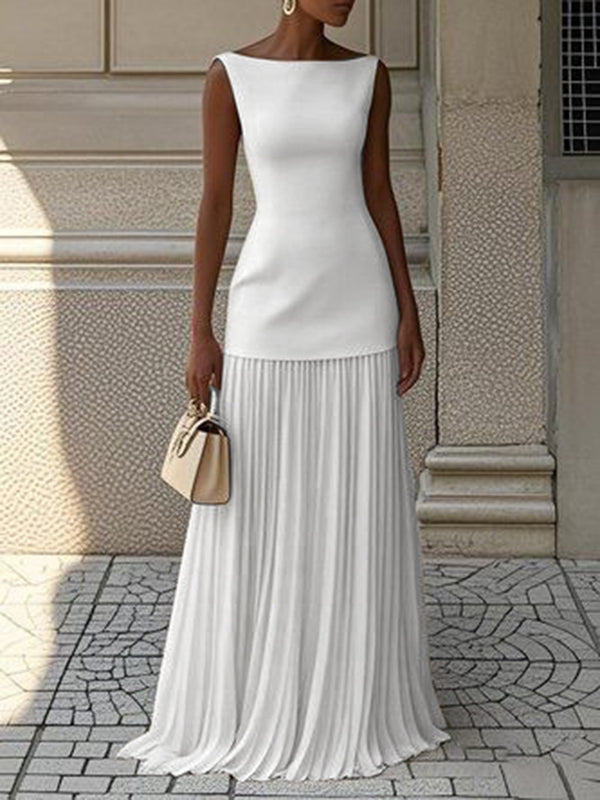 Maxi Dress | Sleeveless Design | Flattering Fit for All Occasions | Lightweight Fabric