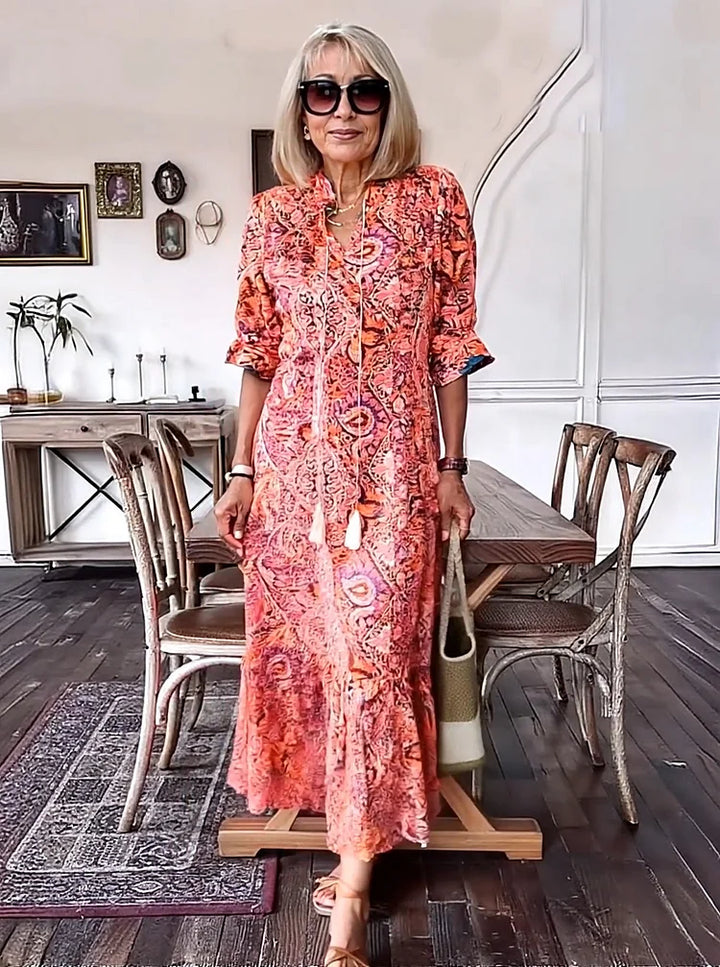 Maxi Dress | Flattering Silhouette | Perfect for Any Occasion | Lightweight Fabric