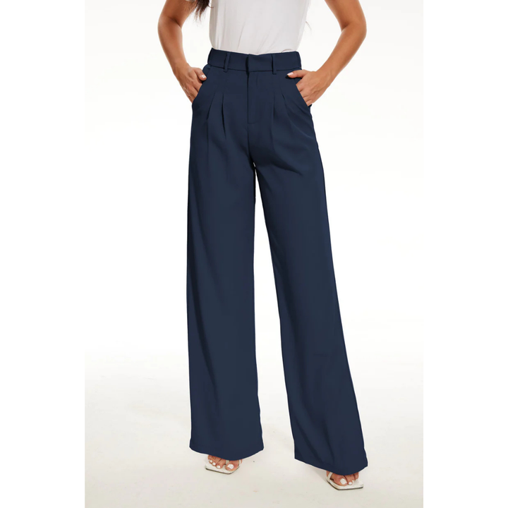 Women's Pants | High Waist Design | Comfortable Wide Leg Fit | Perfect for Casual Outings