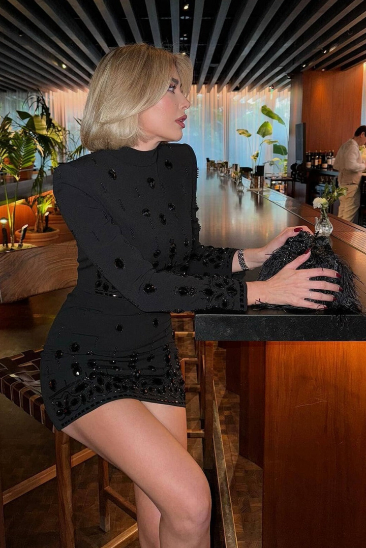 Mini Dress Set | Elegant Black Design | Perfect for Any Occasion | Soft and Comfortable Fabric