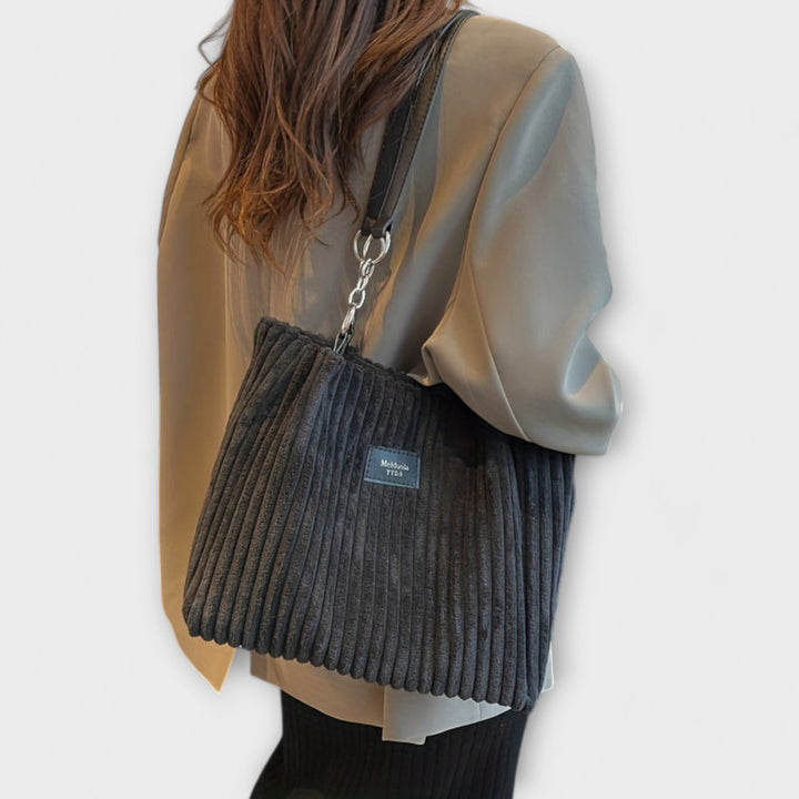 Cord Shoulder Bag | Soft and Comfortable Design | Perfect for Everyday Use | Versatile and Chic Style