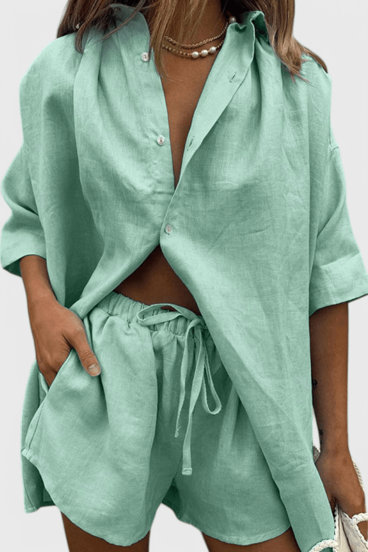 Anika Set | Elegant Two-Piece Outfit | Perfect for Any Occasion | Soft and Comfortable Fabric