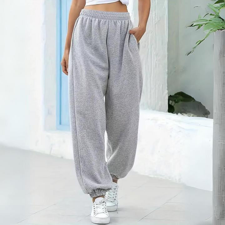 Baggy Jogging Pants for Women | High Waist Design | Comfortable Fit for Everyday Wear | Soft Cotton Blend