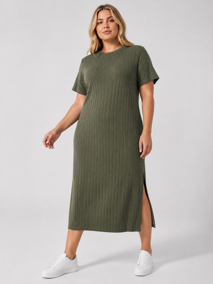 Harper | Ribbed Casual Dress