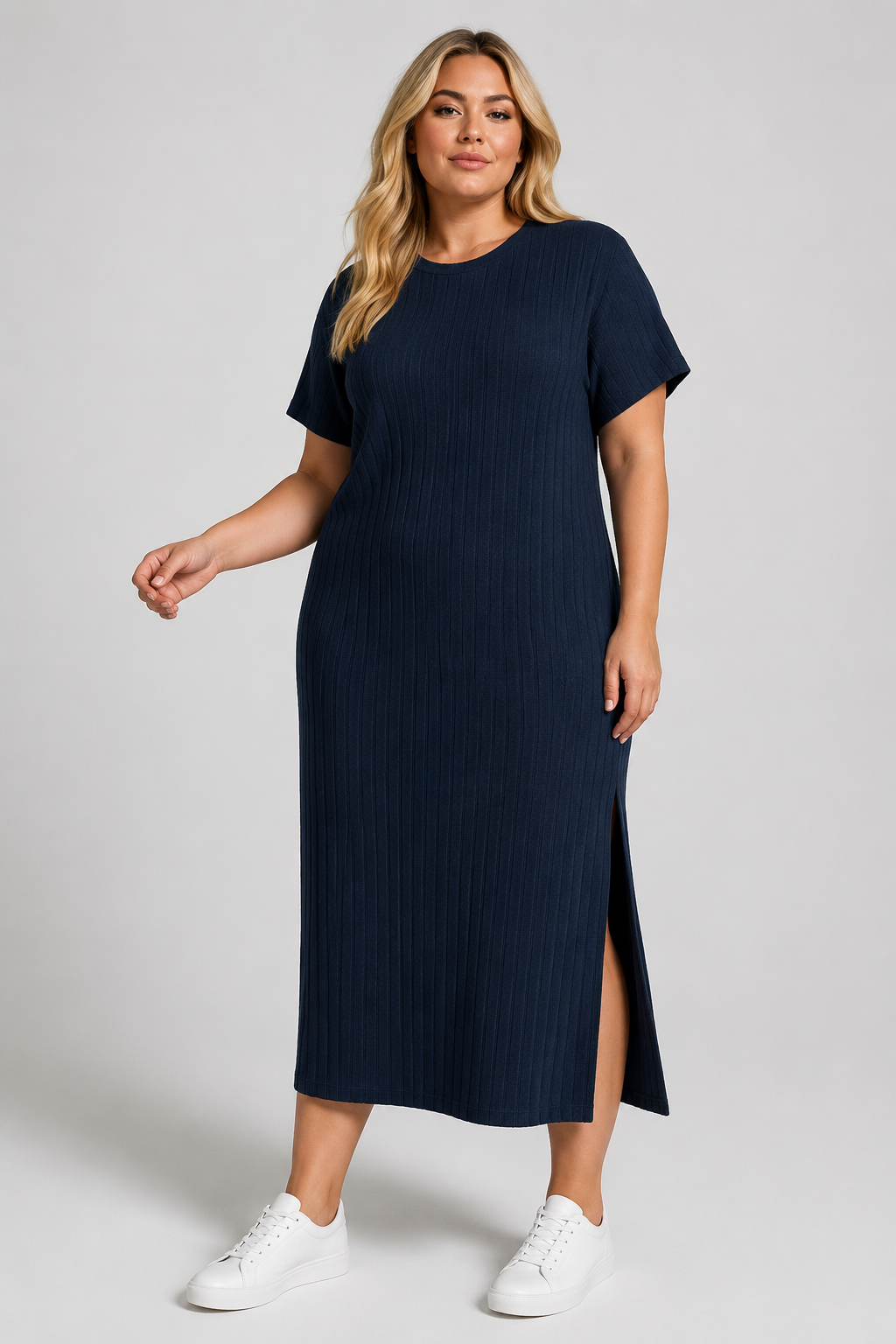 Harper | Ribbed Casual Dress