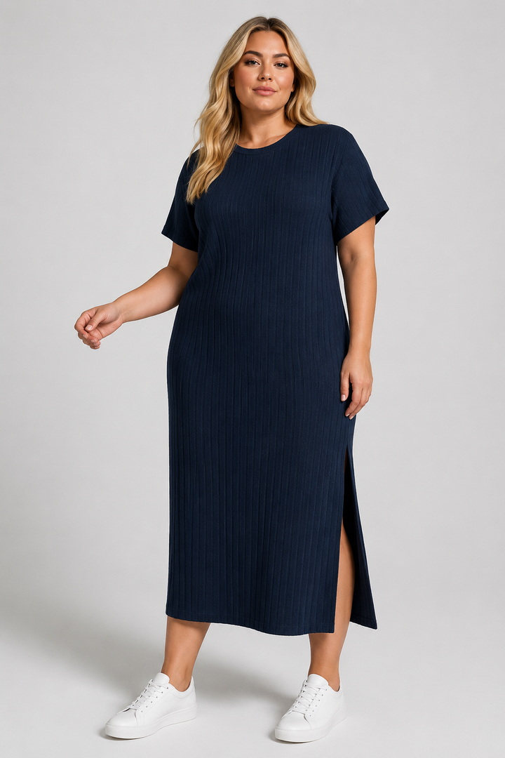 Harper | Ribbed Casual Dress