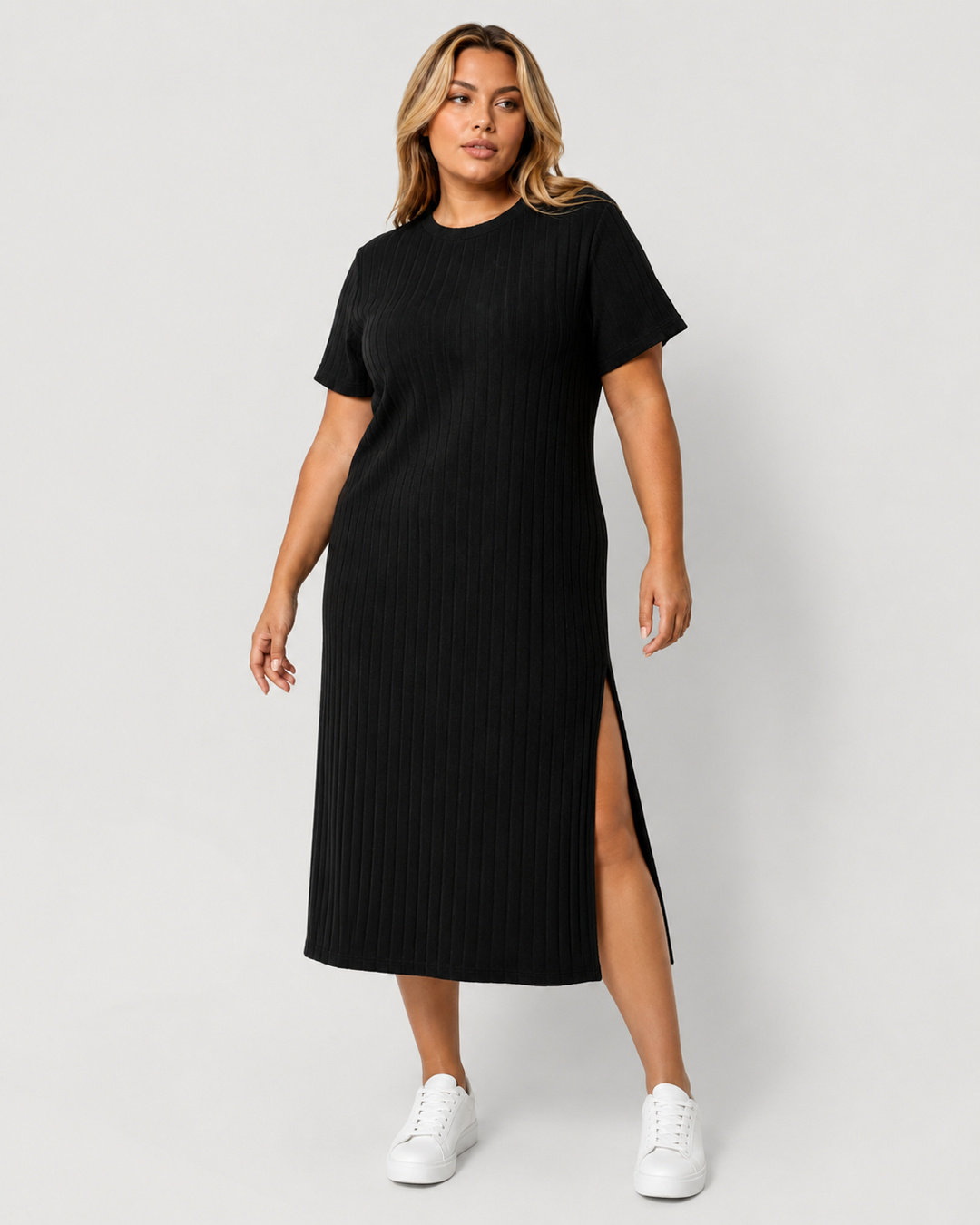Harper | Ribbed Casual Dress