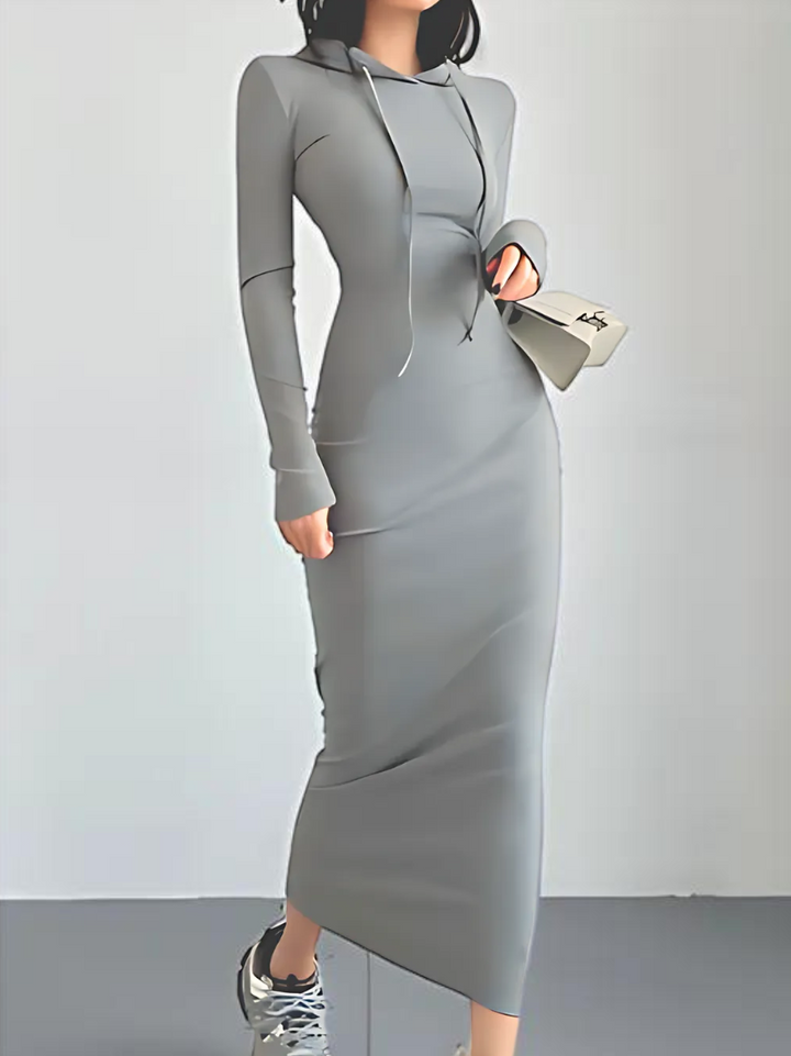 Bodycon Dress | Hooded Design | Flattering Fit for All Occasions | Soft and Comfortable Fabric