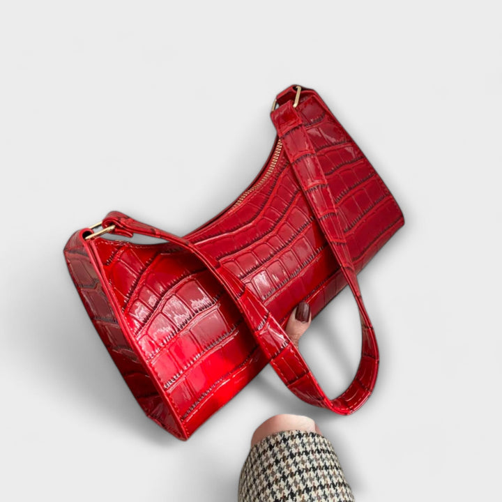 Shiny Leather Bag | Elegant Design | Perfect for Everyday Use | Versatile and Durable Style