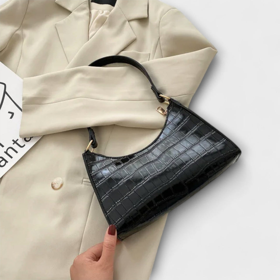 Shiny Leather Bag | Elegant Design | Perfect for Everyday Use | Versatile and Durable Style