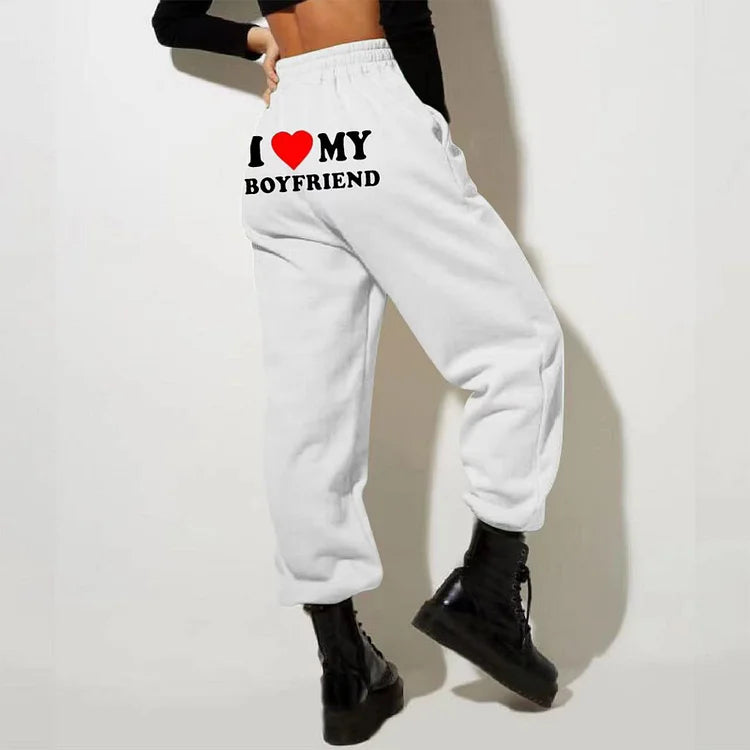 Women's Printed Jogging Pants | High Waist
