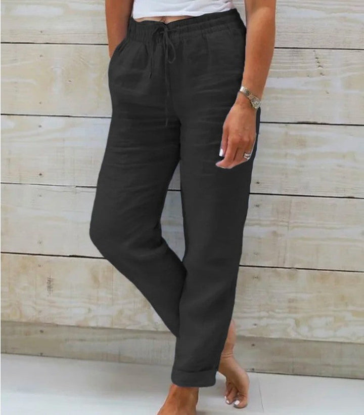 Women's Casual Pants | Drawstring | Cropped Leg | Casual Comfort