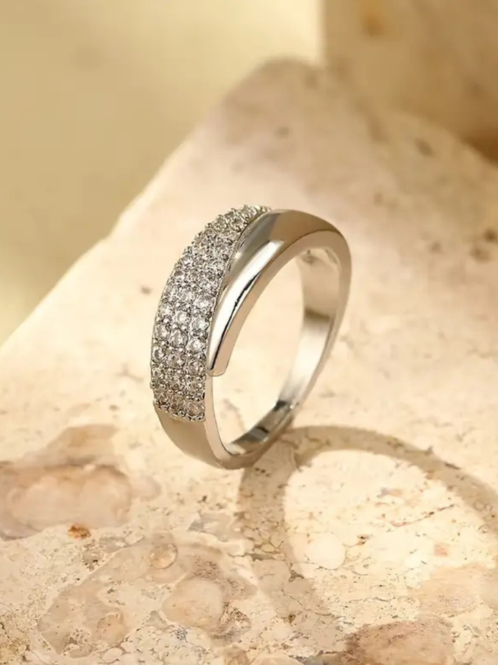 Adjustable Ring | Elegant Design | Perfect for Everyday Wear | Silver Finish