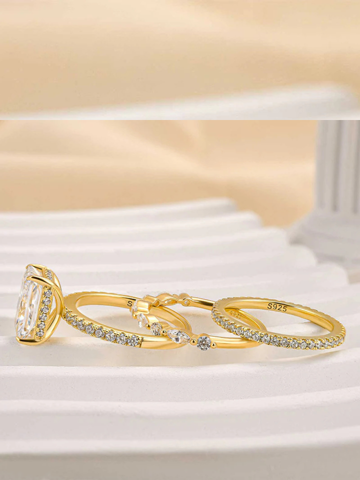 Ring Set | Elegant Design | Perfect for Everyday Wear | Silver Finish