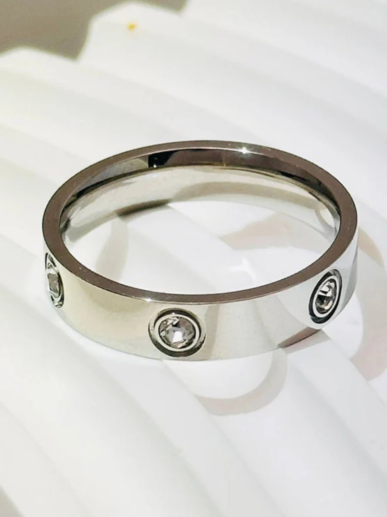Celestine Ring | Elegant Design | Perfect for Everyday Wear | Silver Plated with Gemstone Accent