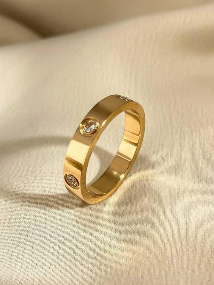 Celestine Ring | Elegant Design | Perfect for Everyday Wear | Silver Plated with Gemstone Accent