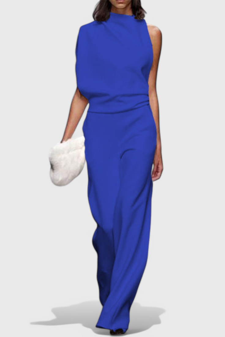 Wide-Leg Fluid Jumpsuit | Flattering Silhouette | Effortless Style | Perfect for Any Occasion