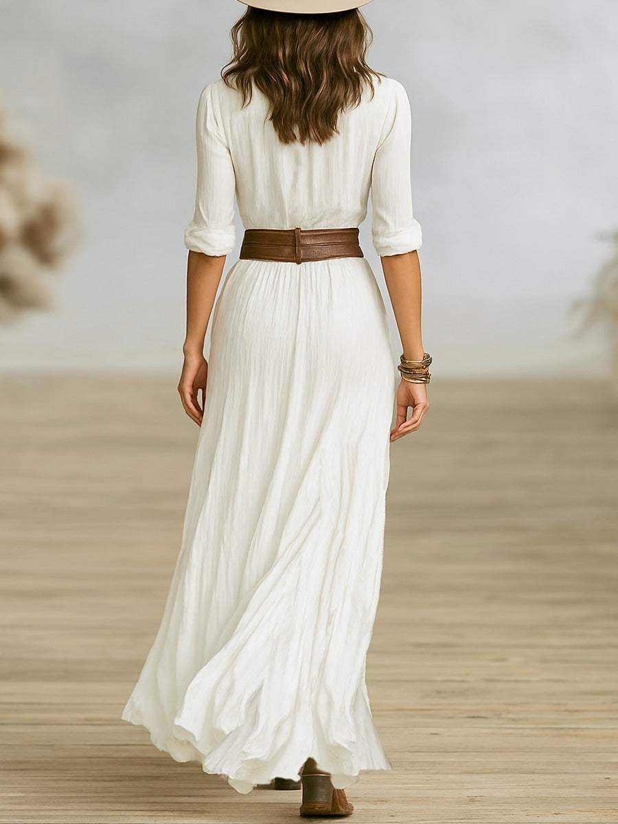 Pleated Dress | Elegant Design | Perfect for Special Occasions | Lightweight Fabric