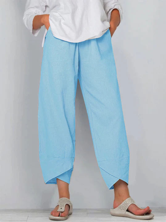 Women's Summer Pants | Cropped Leg | Airy Fit | Casual Look