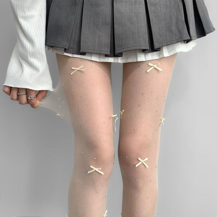 Women's tights | With bow design