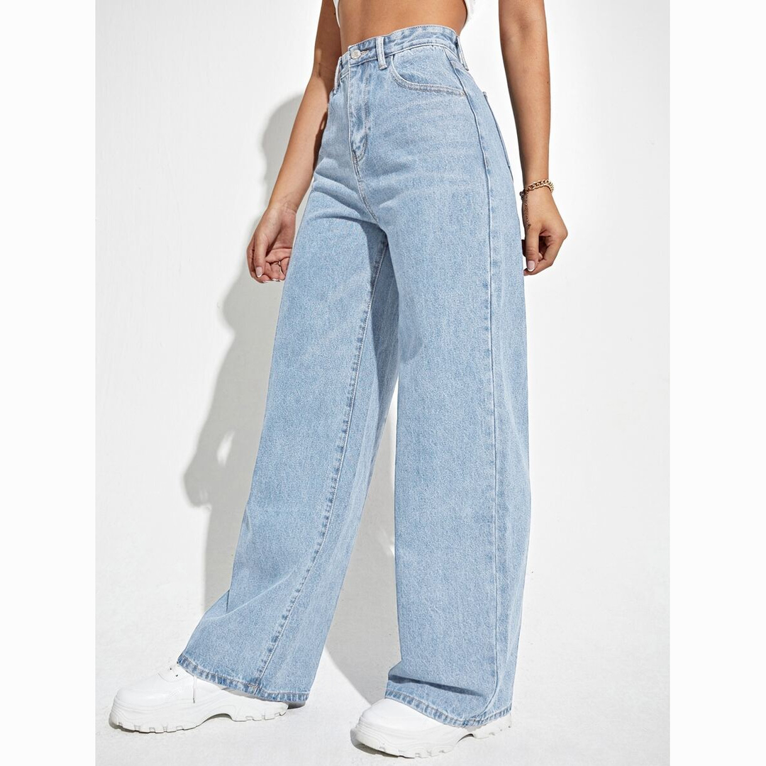 Mom Jeans for Women | High Waist Design | Comfortable Fit for Everyday Wear | Classic Denim Style