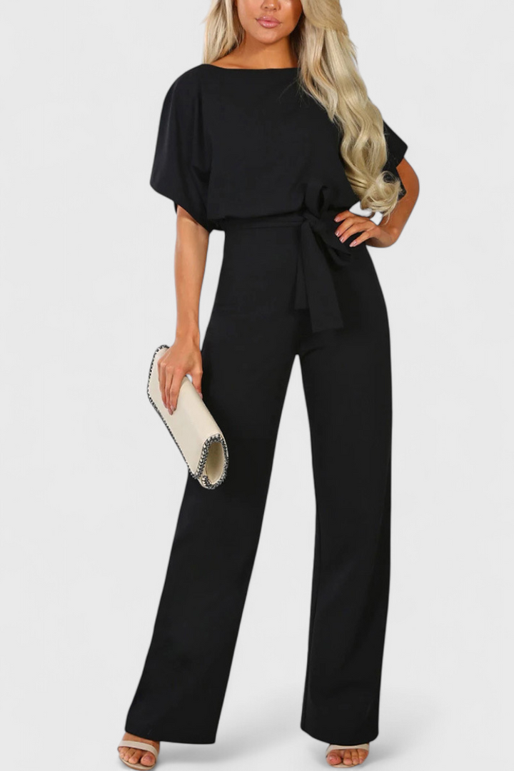 Wide-Cut Fluid Jumpsuit | Elegant Silhouette | Perfect for Any Occasion | Comfortable and Versatile Design